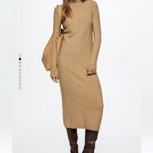 MANGO Perkins Knitted Dress
